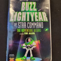 🚀✨ Buzz Lightyear of Star Command: The Adventure Begins (VHS, 2000) ✨🚀