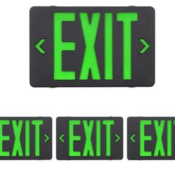 TORCHSTAR LED Exit Sign with Emergency Lights