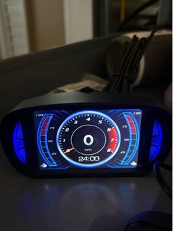 obd2 Gauge Display, Heads Up Display P2, displays Multiple Alarms
