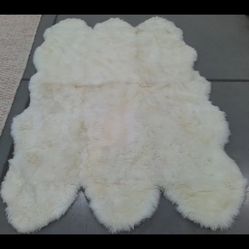 NATURAL / WHITE 5'-0" x 8'-0" Back Stain Rug,  SHS211A-5