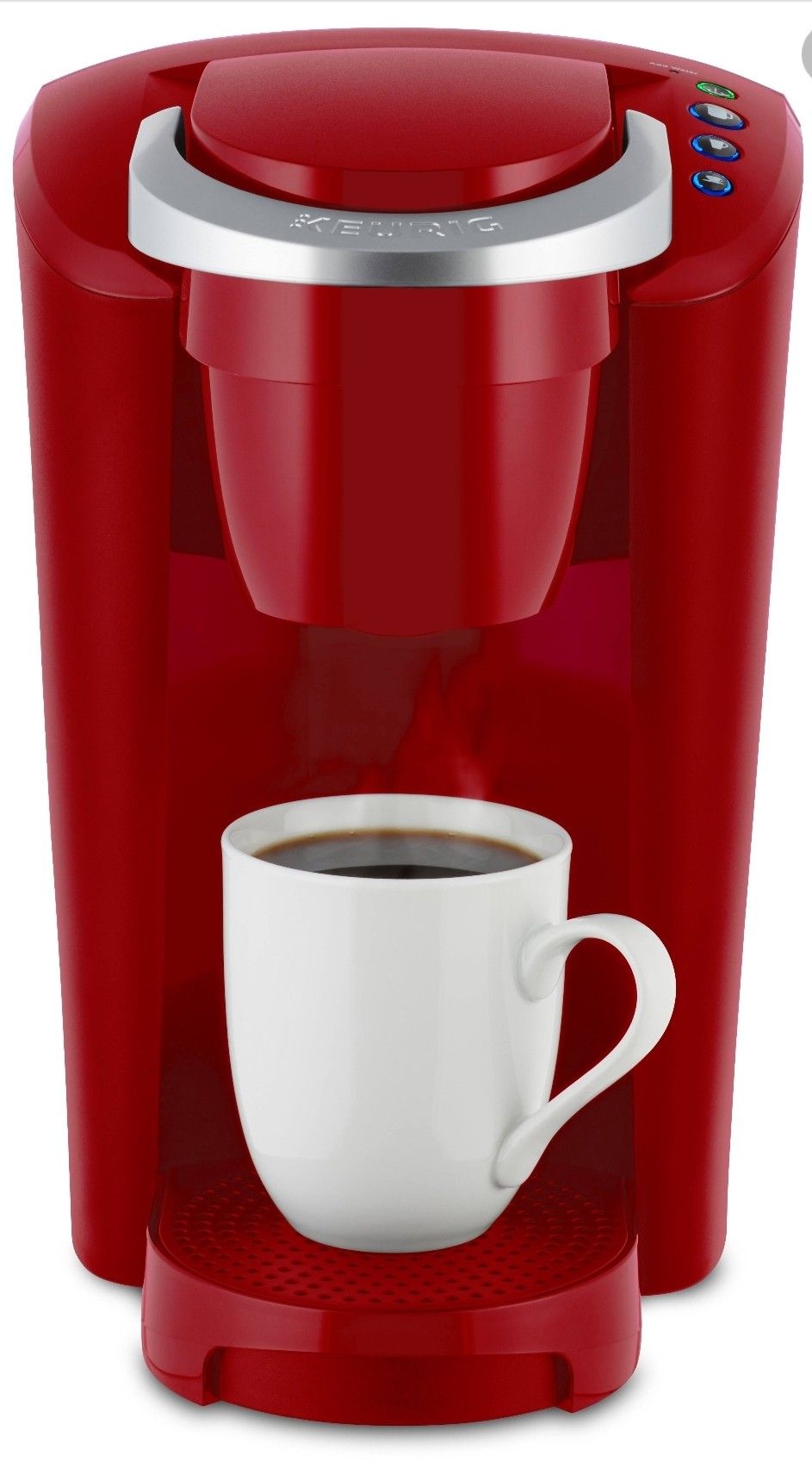 New Keurig K-Compact Single-Serve K-Cup Pod Coffee Maker, Imperial Red