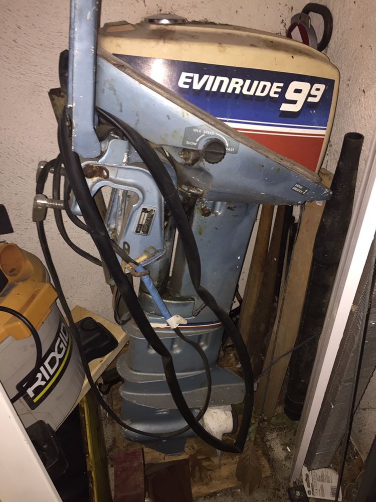9.9 Evinrude -Long Shaft Outboard Motor