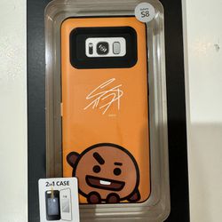 BTS BT21 Samsung Galaxy S8 Phone/wallet Case- Shooky