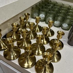 Gold / Brass Candle Holder 