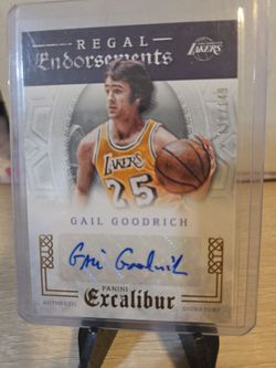 Lakers Gail Goodrich Certified Autograph Card