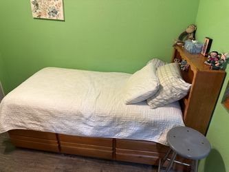 Bed frame and mattress