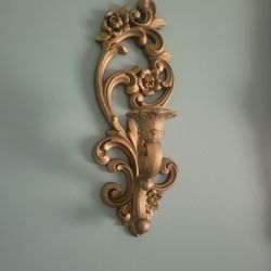 Vintage homoo mid-century sconces pair