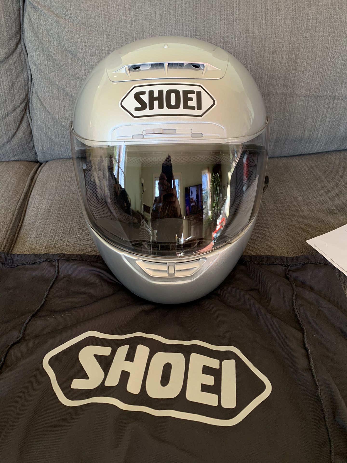 SHOEI - X11 Silver Helmet