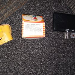 Authentic SPY Camera. Original Box And Hard To Find Mustard Yellow Case