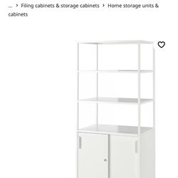 Trotten tall White Metal Office Furniture 