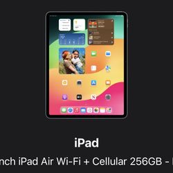 IPad Air 13” Wifi + Cellular Con Tik Tok