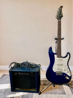Electric Guitar With Amplifier And Amp Cord/ All For $100
