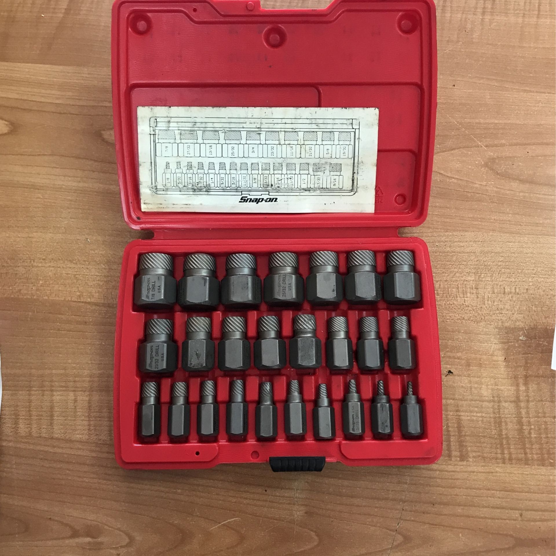 Snap On Screw Extractor Set