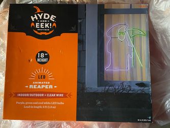 Grim reaper led Halloween decor