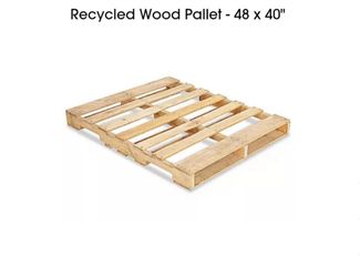 Wood Pallet 48X40, New ,7 Pieces