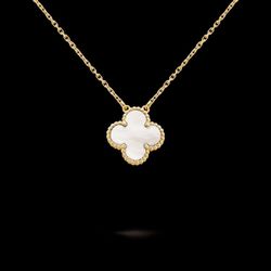 Van Cleef & Arpels Vintage Alhambra Mother of Pearl Necklace 