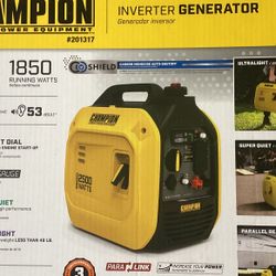 Champion Inverter Generator 2500 Starting Watts