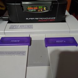 Super Retro Advance Adapter GBA to SNES Very Rare 