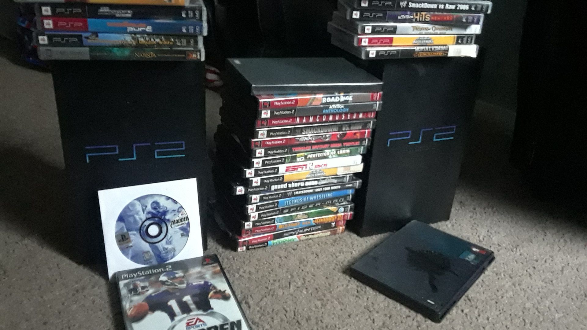 2 PlayStation 2's & Games
