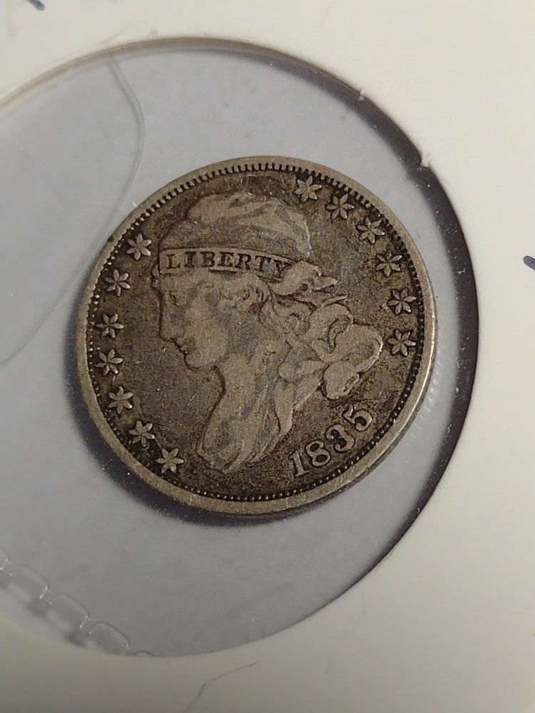 US 1835 LIBERTY BUST SILVER DIME (10C.)
