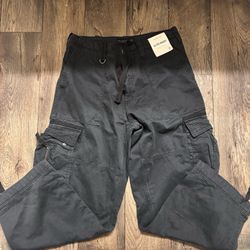 Abercrombie Fitch Black Ultra Baggy Cargo Pants Mens 32x32 NEW Y2K