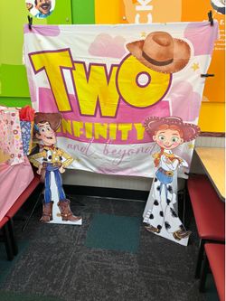 Two infinity and beyond back drop