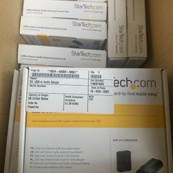 USB to Stereo External Soundcards (NIB - Lot of 15)