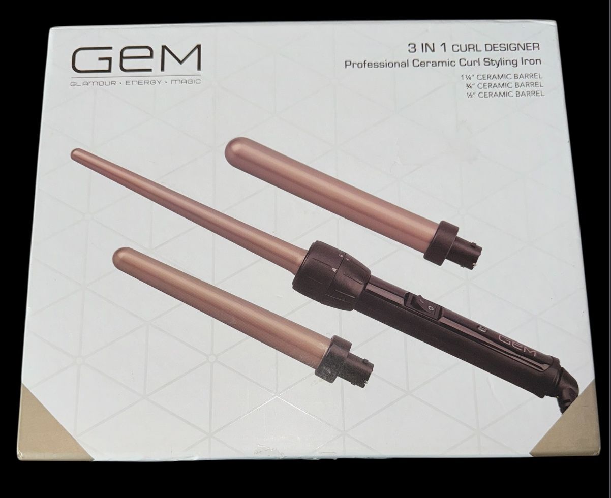 GEM 3-in-1 Hair Curl designer