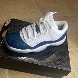Blue Snake Skin Retro 11s 