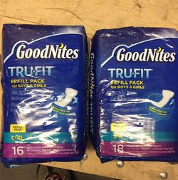 Good Nites Trufit Refill Pack Girls And Boys