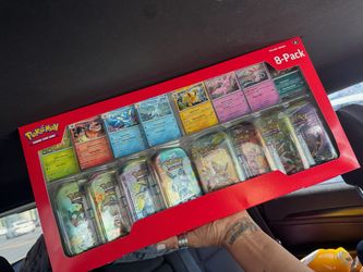 Pokemon TCG Prismatic Evolutions 8 Mini-Tins Promos Costco
