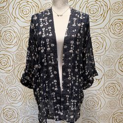 Anthropologie Lotte Erfurt Hjorth limited edition Floral open kimono