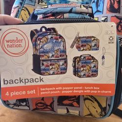 🆕️SHARK 4 PIECE BACK PACK SET. SEE ALL PICTURES