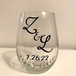 Personalized Wine Glass