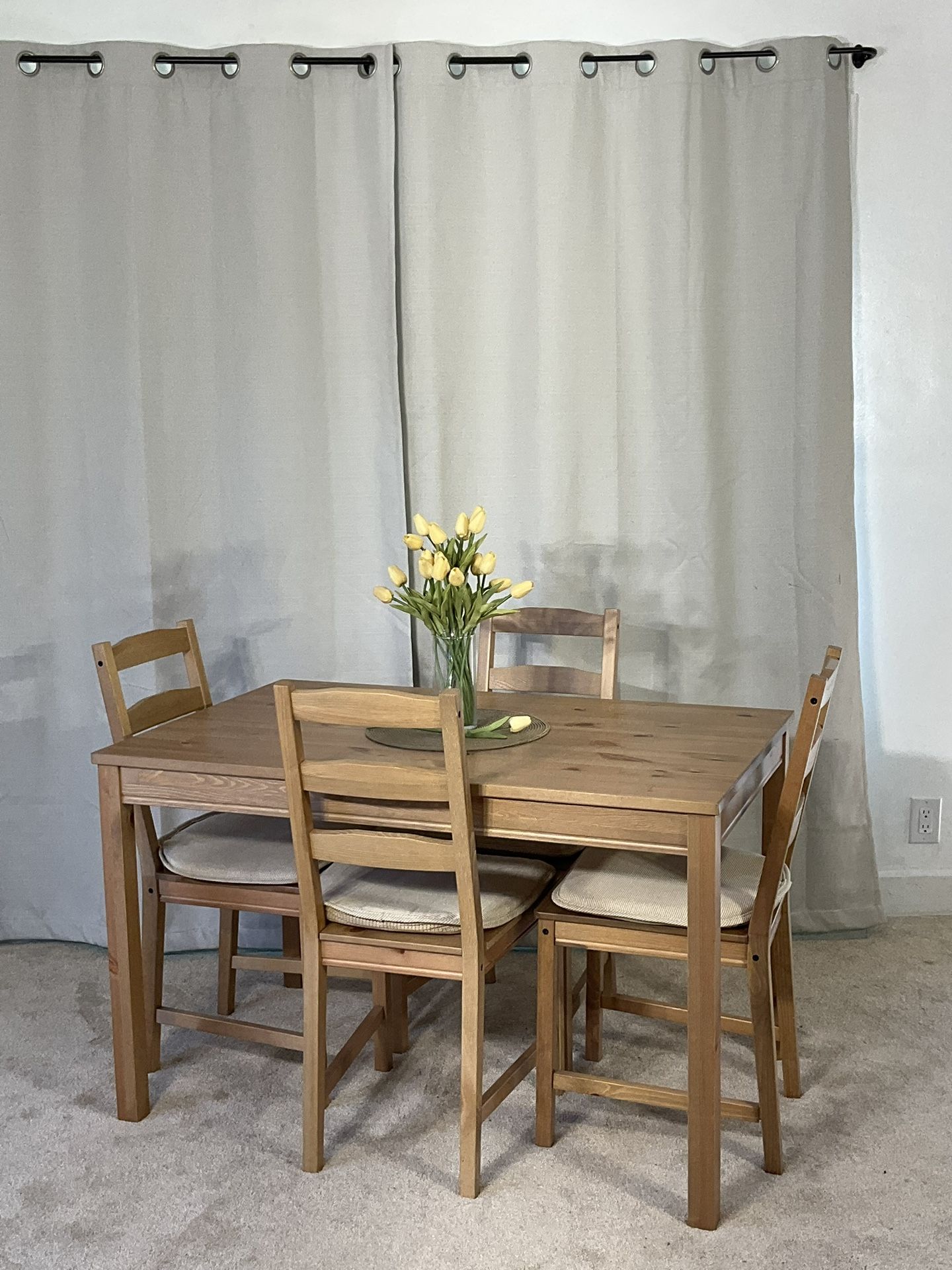 Ikea Jokkmokk Compact Dining Table & 4 Chairs READ DESCRIPTION & SEE PICS