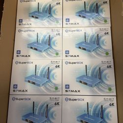 SuperBOX S7 Max S6 Max S7 Ultra S7 Prime - vSeeBox V6 Max V6 Plus Elite Mini Elite Ultra - Brand New, Sealed