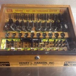 Metric Taps And Dies With Drill Bits tools