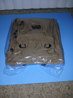 New NRA Tactical Khaki Lightweight Backpack