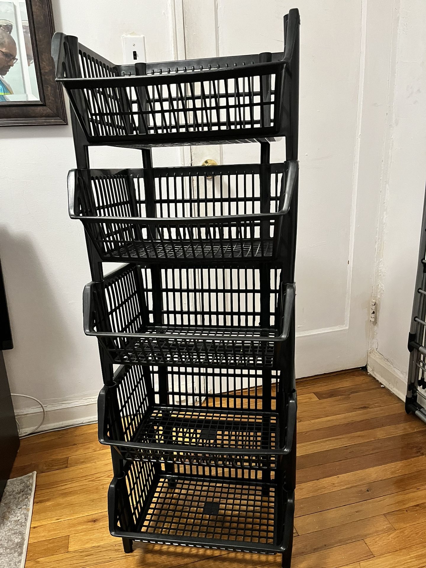 Stackable Plastic Baskets