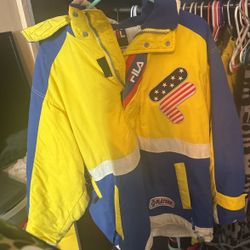 Vintage Fila Medium Windbreaker Jacket