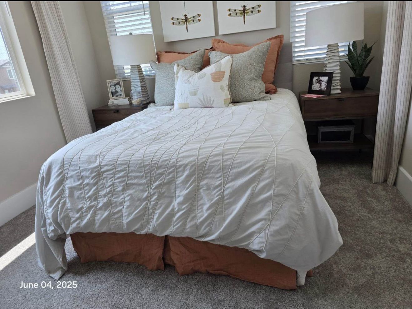 Model home full size bedroom set