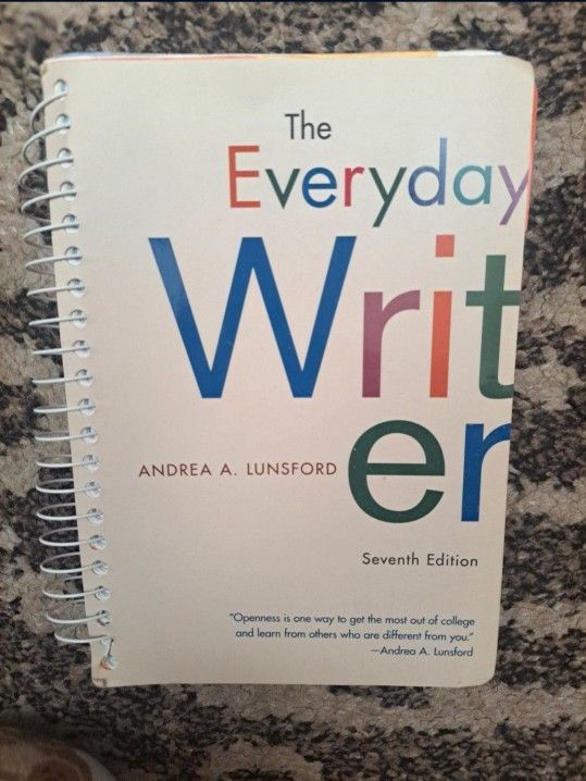 The Everyday Writer (please read description below) FIRM ON PRICE