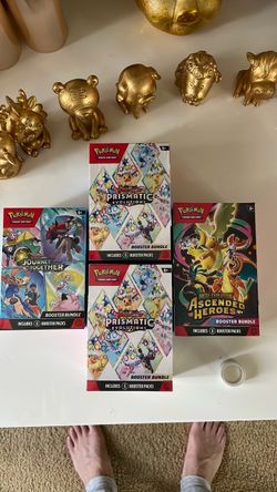 Prismatic Ascended  $80 Journey Together $60 booster bundle Pokemon $