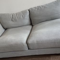 Grey Couch Loveseat 