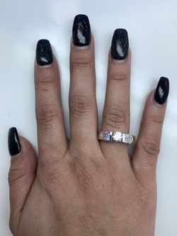 0.80 TCW Round Princess Diamond Solitaire Engagement Ring In 14k gold Size 7.5