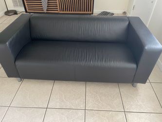 Like New Black IKEA sofa