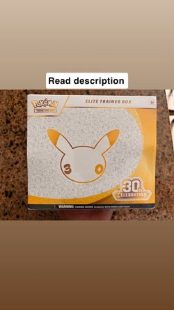 *for trade* Pokemon Celebration 30th elite trainer box ETB
