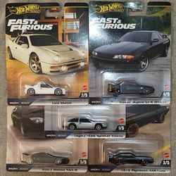 Hotwheels Fast And Furious Set.