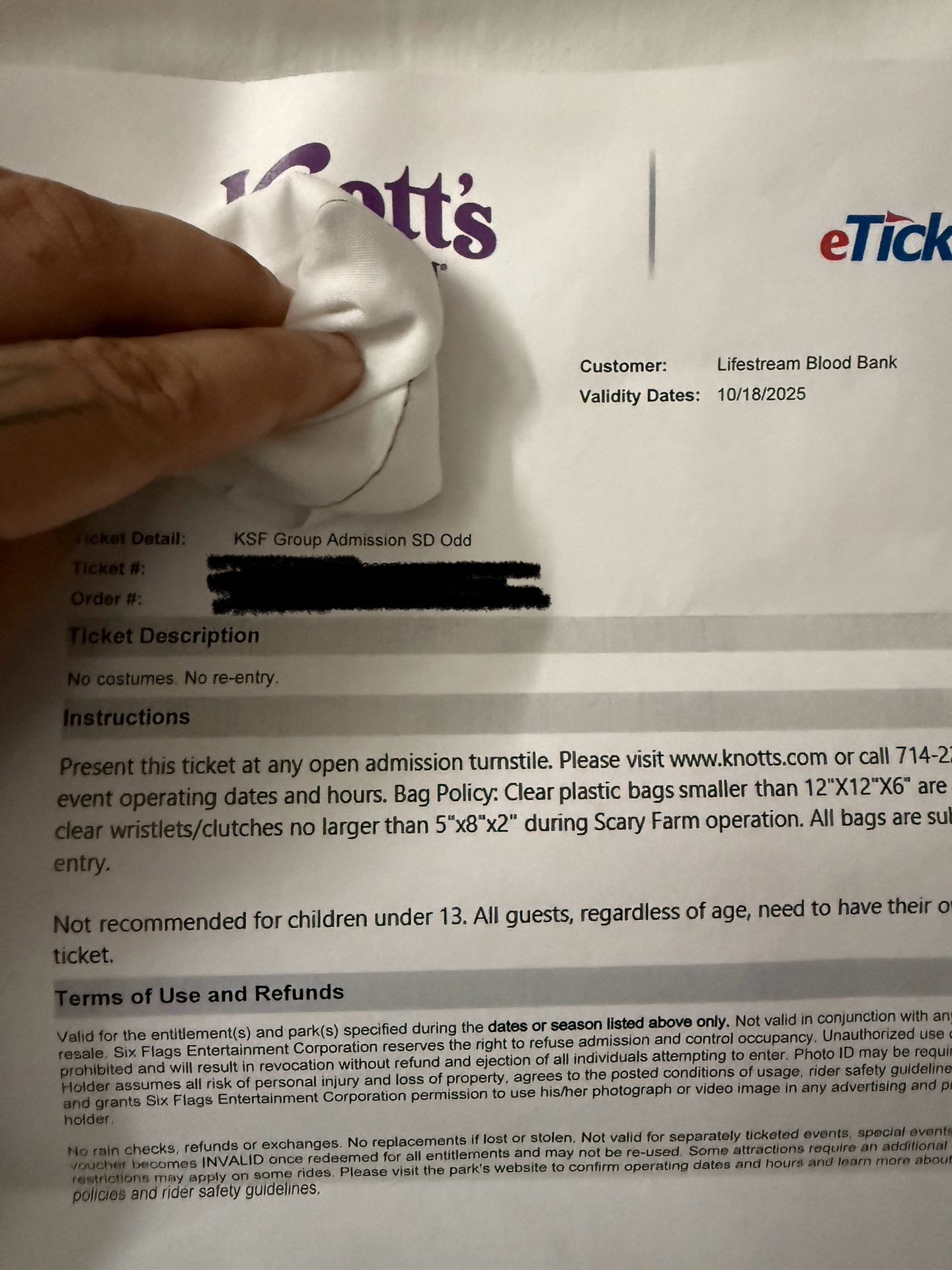 Knott’s Scary Farm General Admission