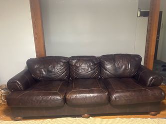 Brown Sofa from Ashley’s Furniture. 80 inches of sitting width
